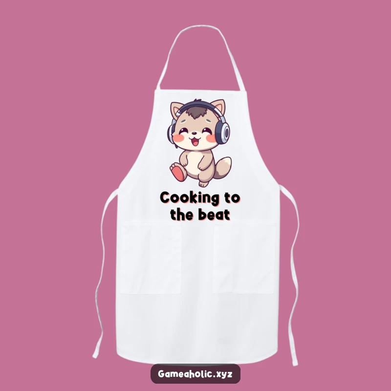 Funny Music Animal Apron: Cheerful Character Cooking, Hilarious Gift