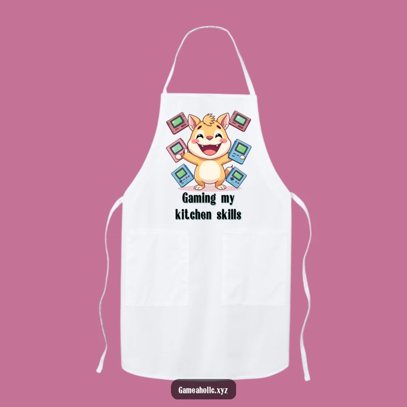 Funny Gamer Animal Apron: Juggling Chef, Hilarious Funny Gift for Cooks