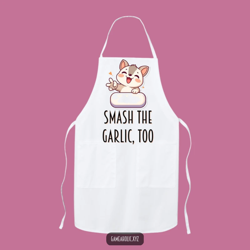 Funny Gamer Animal Apron - Determined Burger Smasher Chef, Culinary Funny Gift!