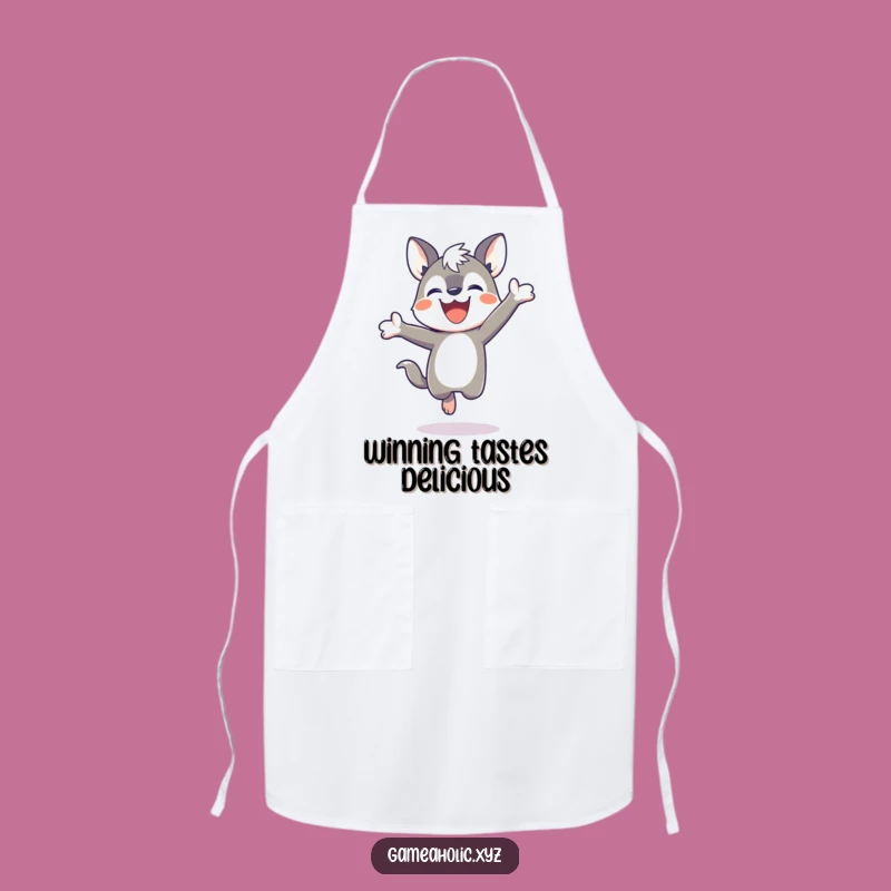 Funny Chef's Victory Apron: Animal Character Cooking Gift for Game Day