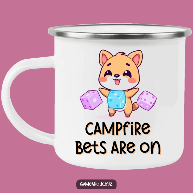 Adventure Funny Mug: Animal Juggling Dice, Outdoor Luck Gift