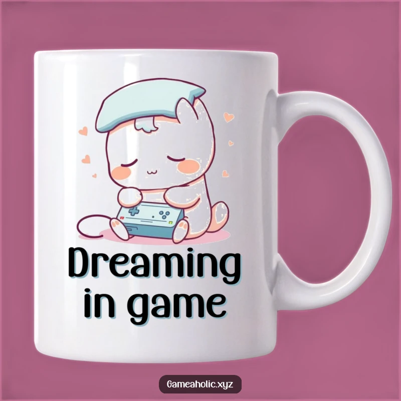 Funny Sleepy Gamer Mug: Pillow Head & Gaming, Perfect Funny Gift