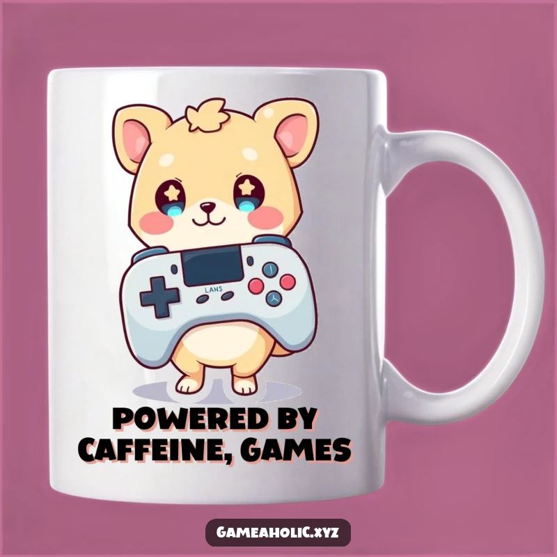 Funny Gamer Animal Mug: A Hilarious Gift for Players with Big Dreams and Starry Eyes