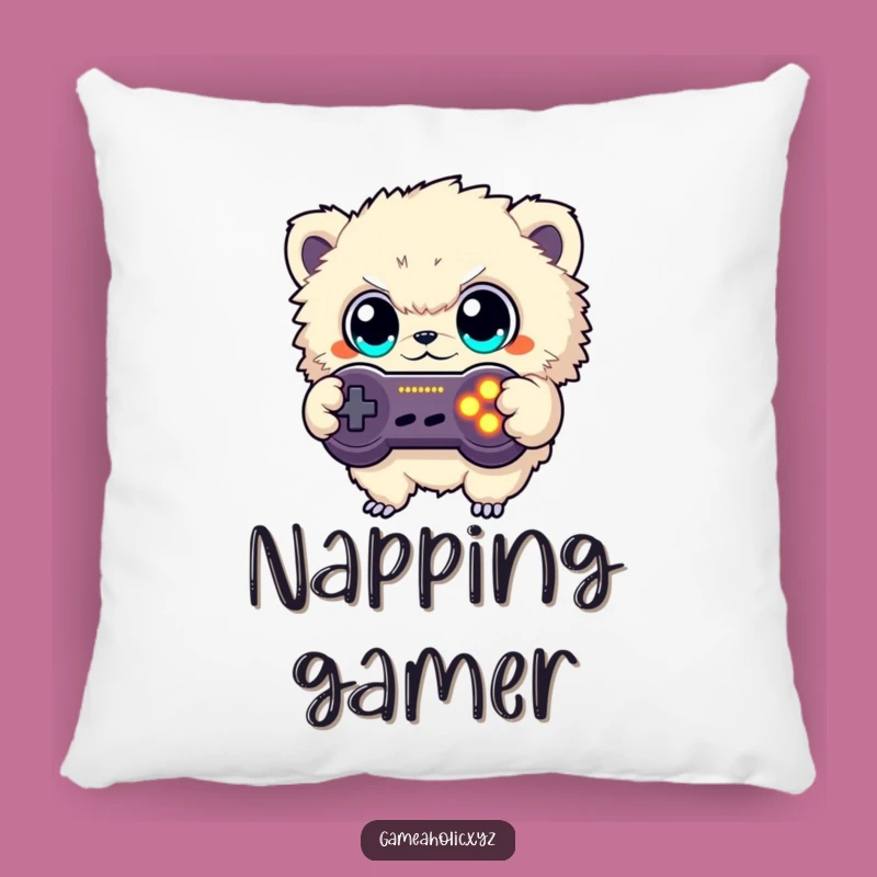 Funny Gamer Creature Pillow: Cozy Button Mashing Companion, Fantastic Funny Gift