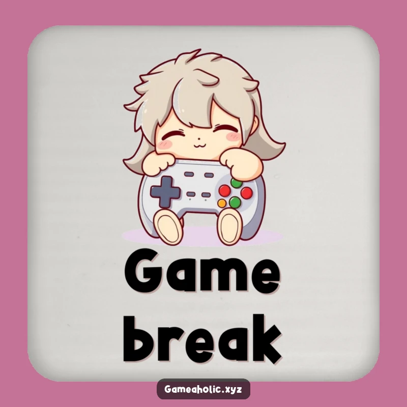 Funny Gamer Hug Coaster Set: Protect Surfaces with Controller Love