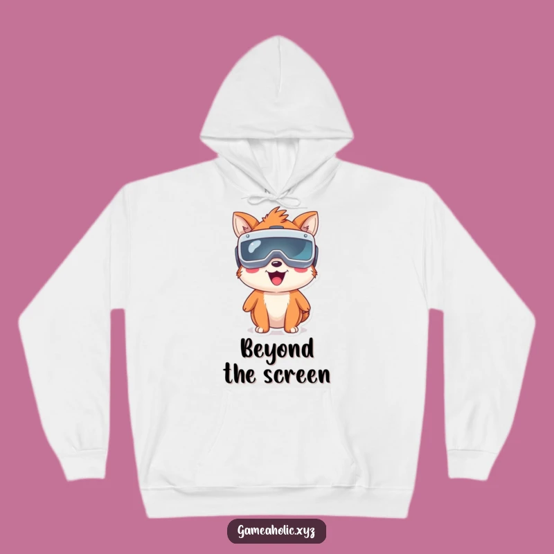 Cozy VR Animal Hoodie: Happy Tech Lover Apparel, Great Funny Gift