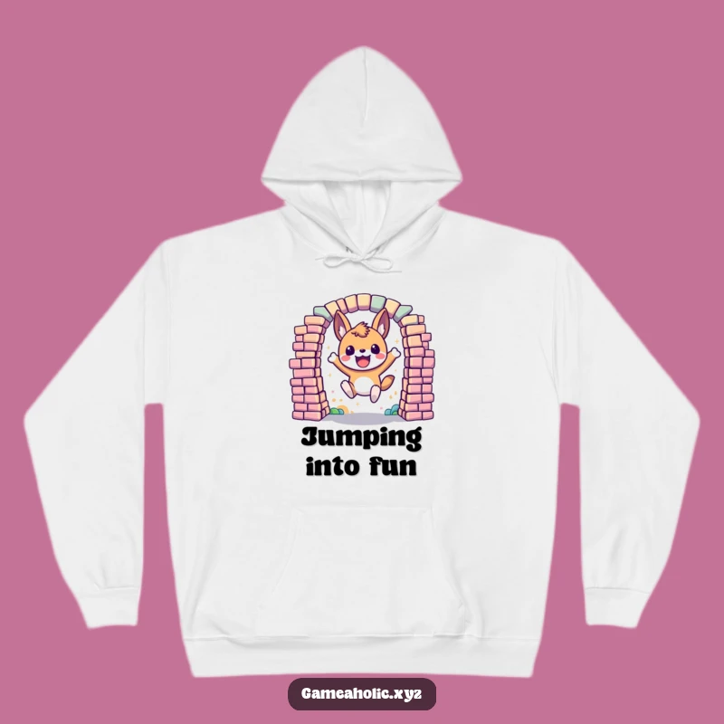 Cozy Gamer Hoodie: Funny Pixel Portal Animal, Perfect Funny Gift for Adventurers