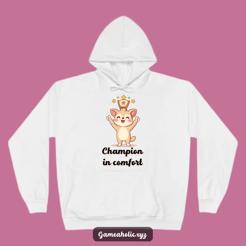 Funny Award Winner Animal Hoodie: Cozy Comfort for Champions