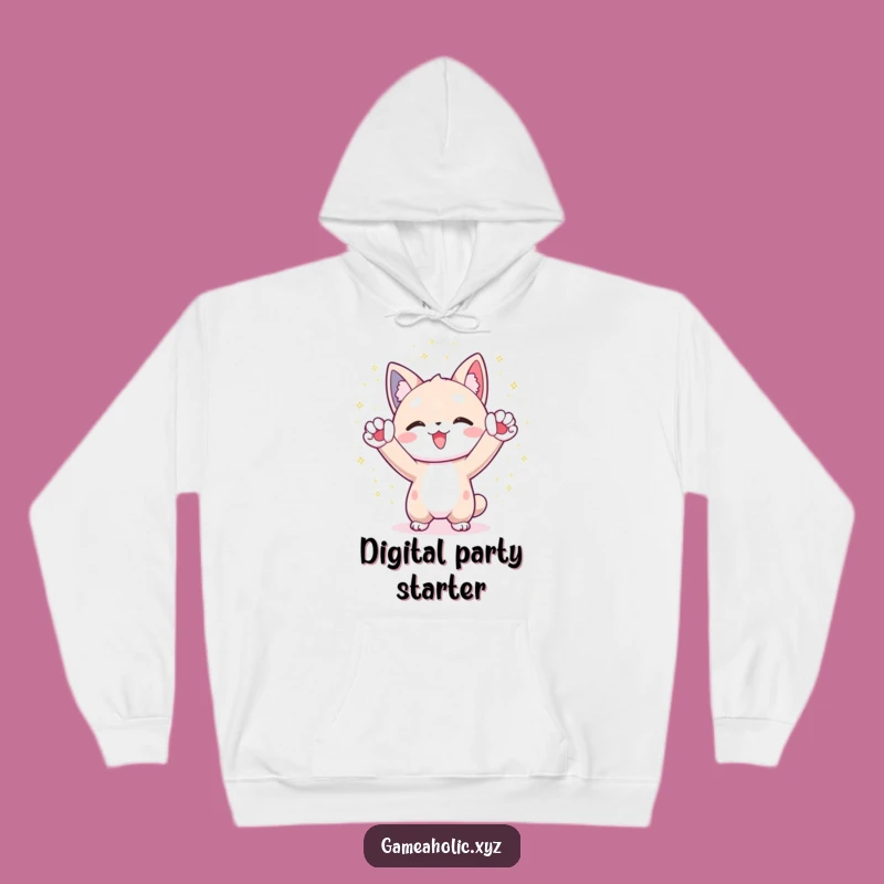 Funny Celebration Hoodie: Cozy Joyful Character Warm Gift