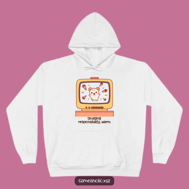 Funny Gamer Animal Hoodie: Stay Cozy While Conquering Virtual Worlds!