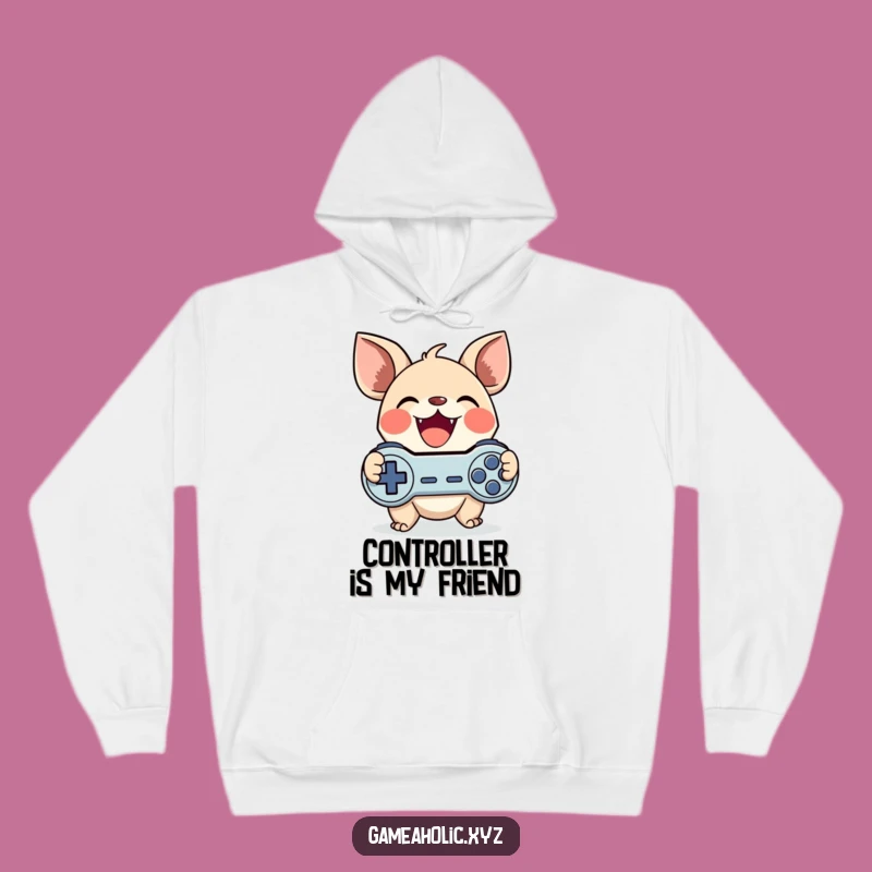 Funny Gamer Creature Hoodie - Cozy Sweatshirt for Gaming Enthusiasts