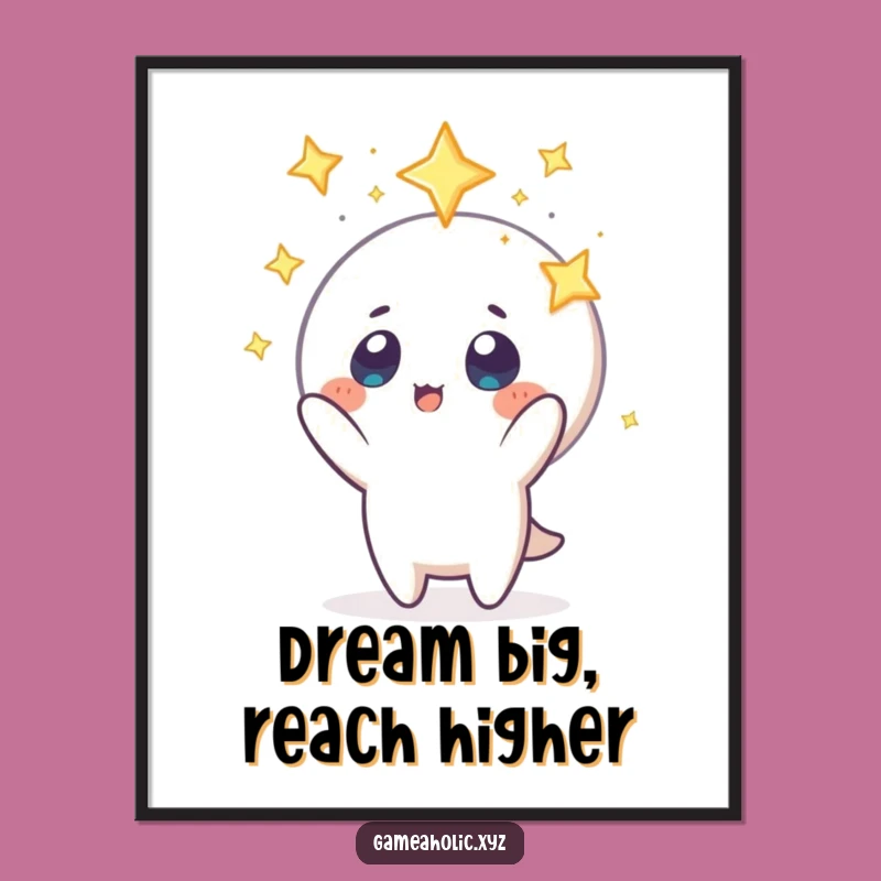 Free Printable Wall Art: Starry-Eyed Dreamer - Funny Digital Download Gift