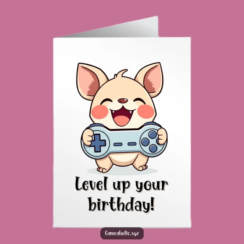 Gamer Creature Birthday Card: Free Printable Greeting Card for Epic Fun