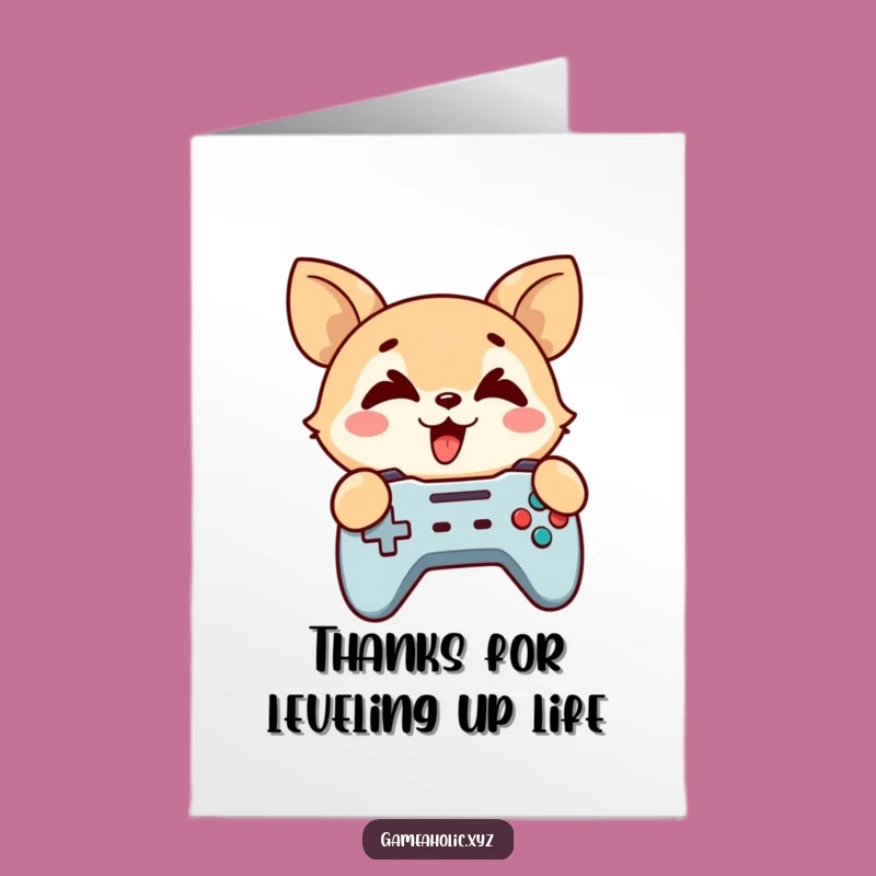 Thanks for Playing Free Printable Thank You Card - Funny Gamer Downloadable Note