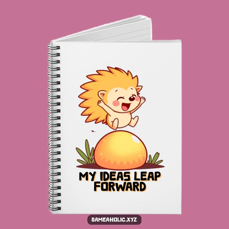 Funny Hedgehog Notebook: Whimsical Journal, Joyful Thoughts, Creative Gift