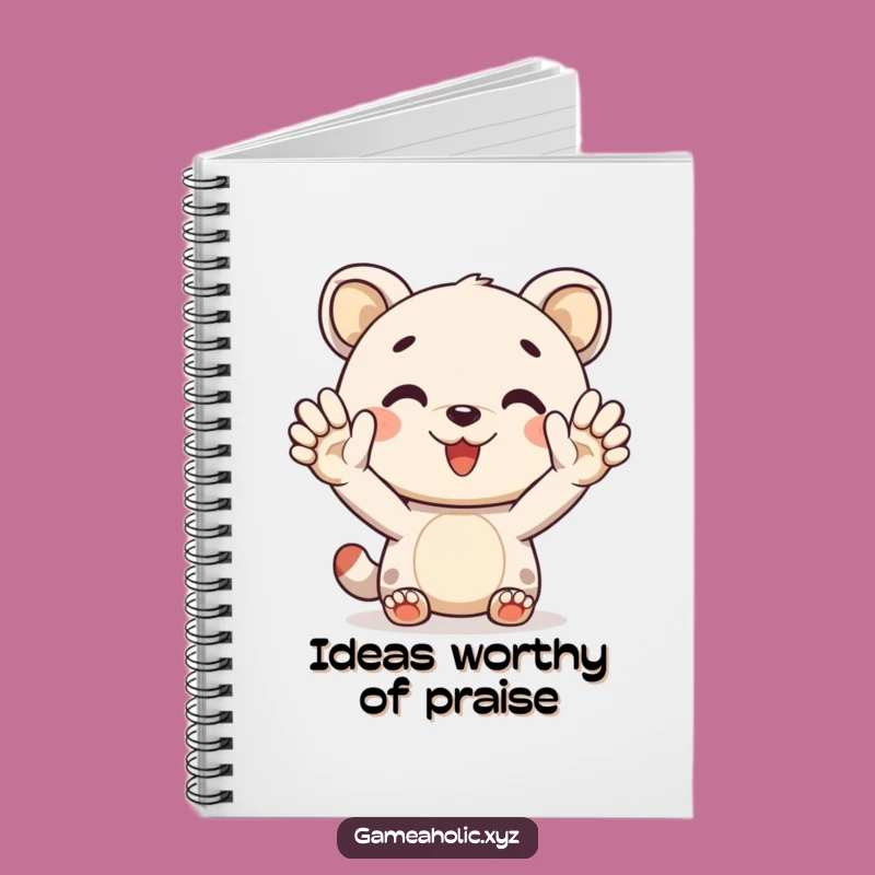 Funny Notebook: Cheerful Animal High-Five, Perfect for Jotting Encouragement