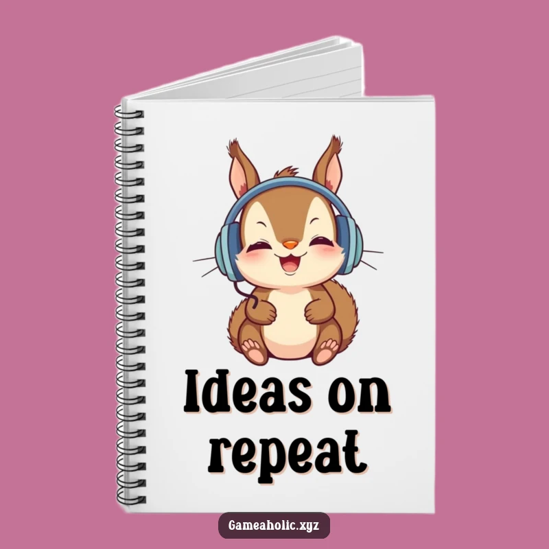 Funny Squirrel Focus Notebook - Jot Down Your Brilliant Ideas