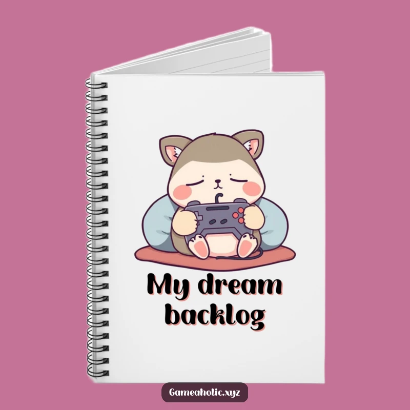Funny Gamer Notebook: Sleepy Animal Controller Journal, Perfect Funny Gift
