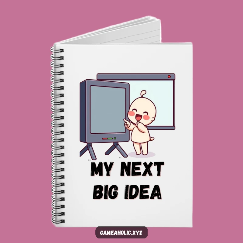 Funny Screen Fan Notebook: Jot Down Reactions, Pointing Character, Perfect Gift!
