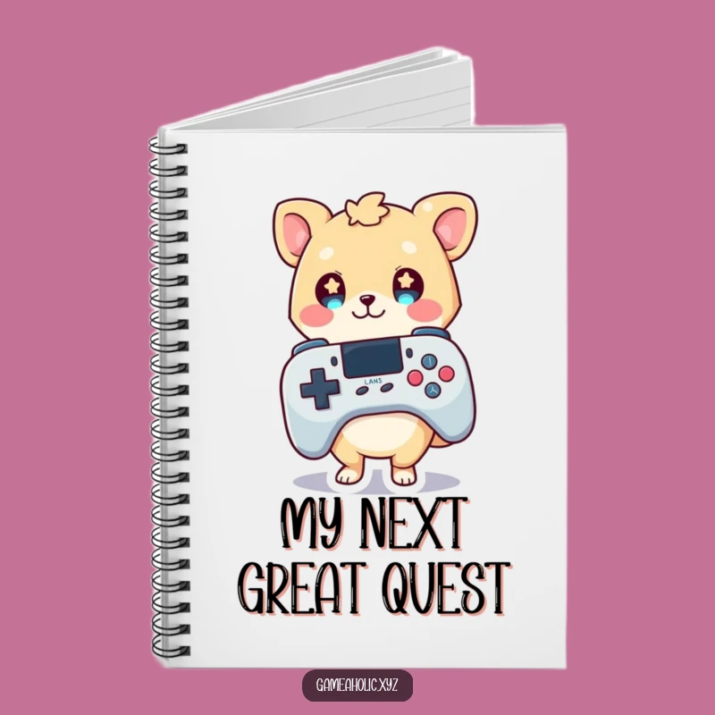 Funny Gamer Animal Notebook: Jot Down Your Strategies with Starry-Eyed Flair