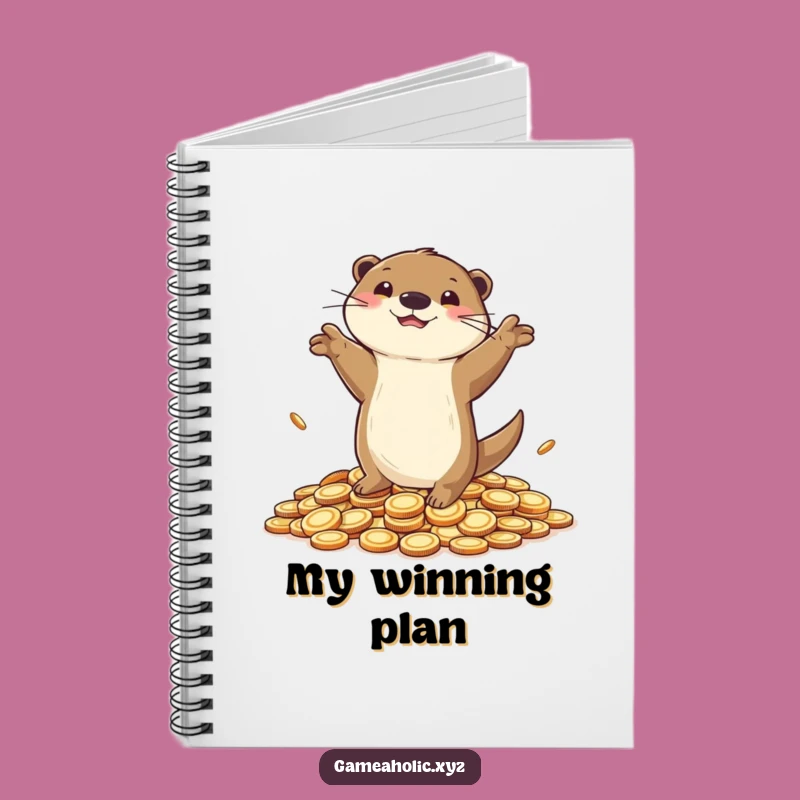 Funny Otter Victory Notebook - Jot Down Your Winning Ideas