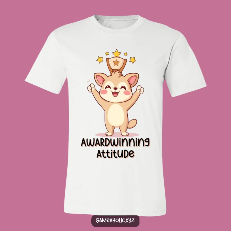 Funny Award Winner Animal T-Shirt: Wear Your Success with Humor