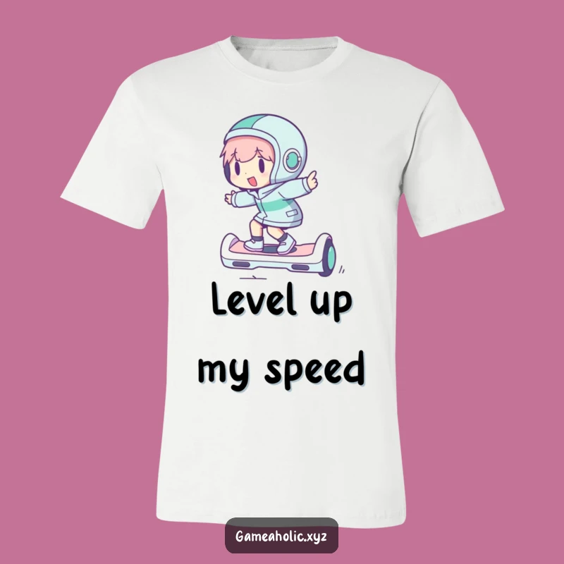 Funny Hoverboard Rider T-Shirt: Zippy Character Graphic Tee Gift