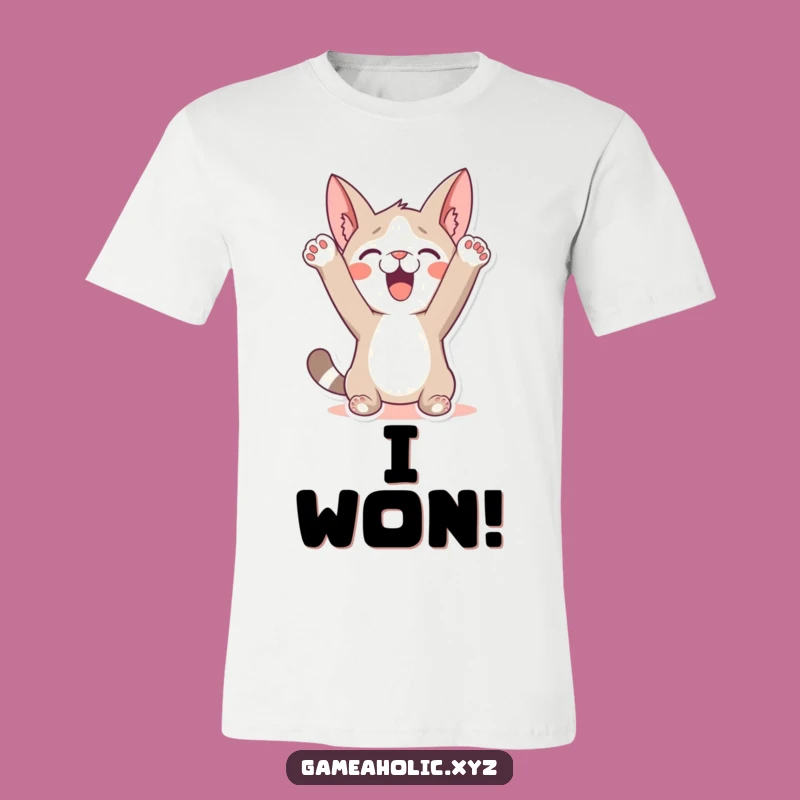 Funny Victory Celebration T-Shirt: Wear Your Winning Spirit with Humor