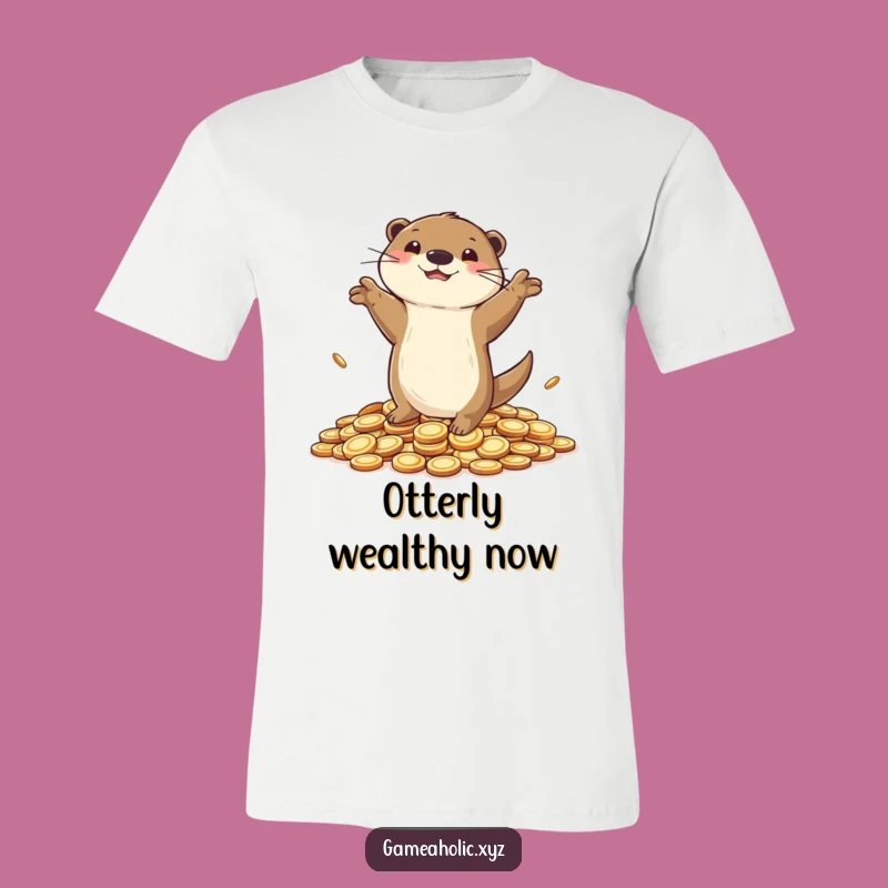 Funny Otter Victory Dance T-Shirt - Gift for Triumphant Souls