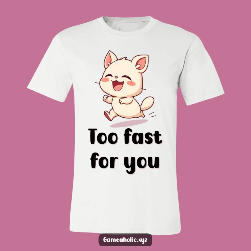 Funny Playful Creature T-Shirt: Laughing Fast, Perfect for Fun Lovers Gift