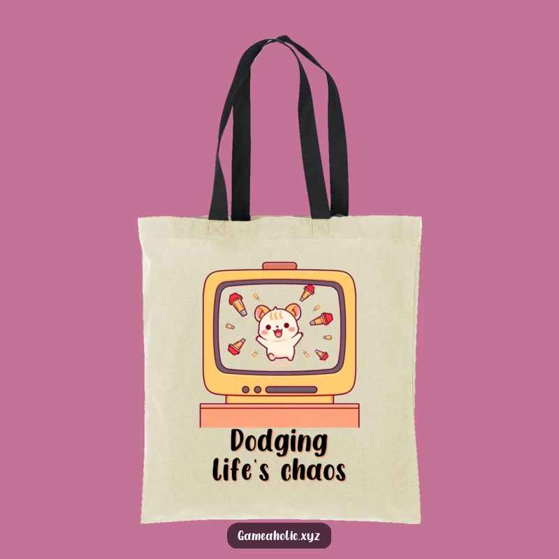 Funny Gamer Animal Tote Bag: Carry Your Game Gear with Style!