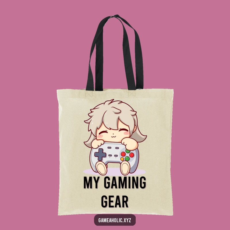 Funny Gamer Hug Tote Bag: Carry Your Controller Love with Style